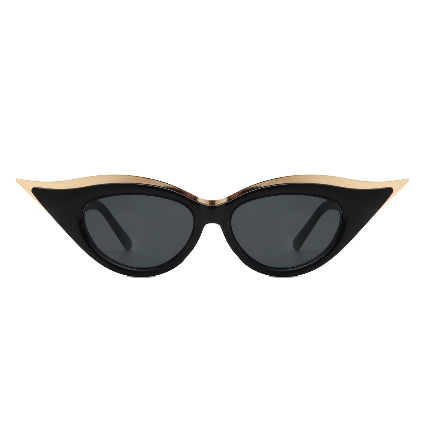 Vaelan - Round Extreme Cat Eye Women's Sunglasses-1