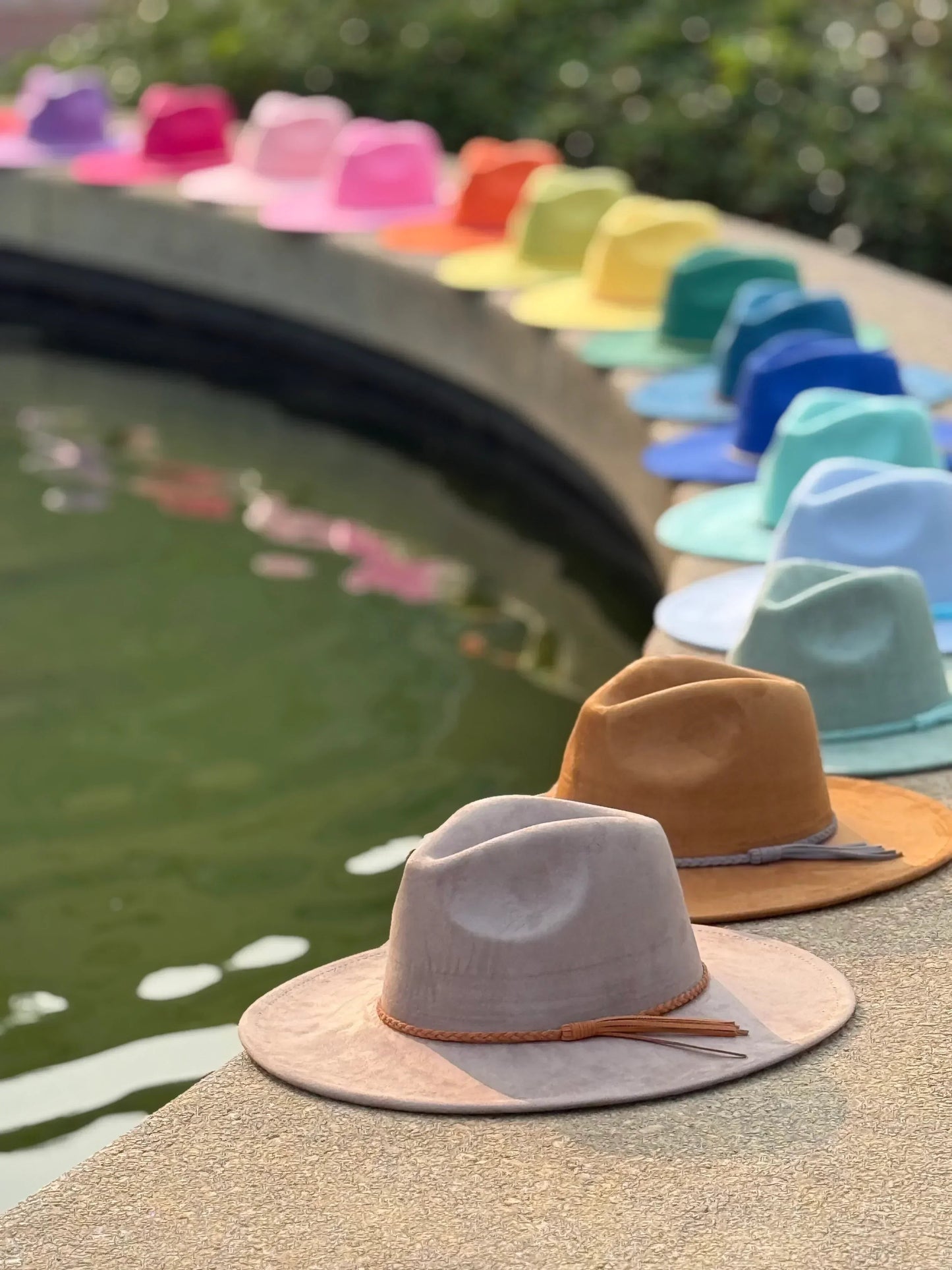 Soho Suede wide brim Fedora-1