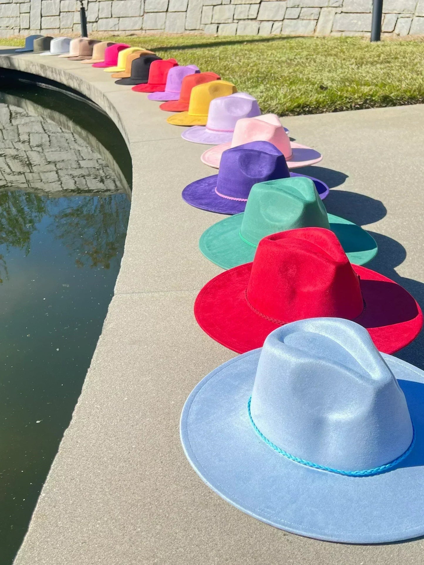Soho Suede wide brim Fedora-2